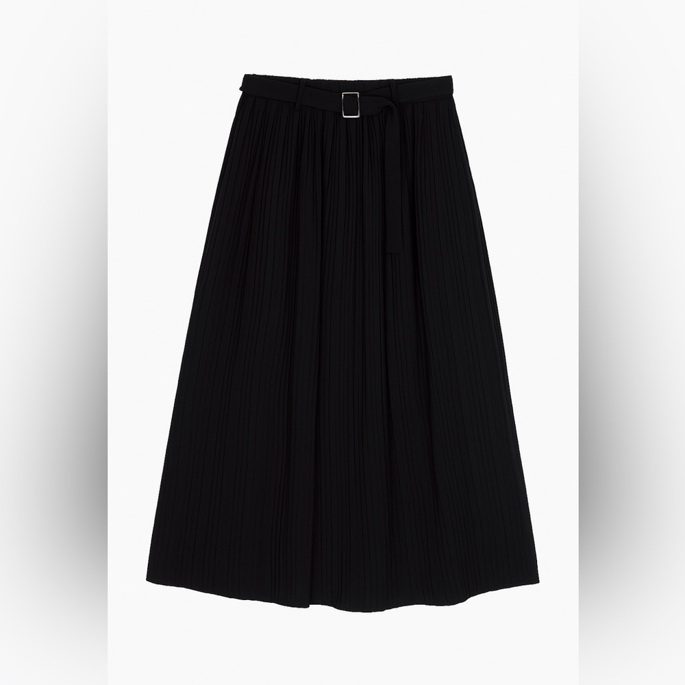 Alice Blue Classic Black A-Line Skirt